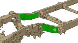 Rust Buster Frameworks - Rust Buster RB7312L Left Front Frame Section for 99-06 GM 1500 Trucks - Image 5