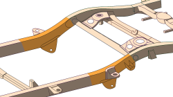 Rust Buster Frameworks - Rust Buster RB8412R RIGHT Mid Frame Section for 96-02 Toyota 4Runner - Image 10