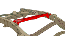 Rust Buster Frameworks - Rust Buster RB8630 Rear Fuel Tank Crossmember for 00-06 Toyota Tundra - Image 5