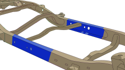 Rust Buster Frameworks - Rust Buster RB8624R RIGHT Center Frame Section for 00-06 Toyota Tundra Access - Image 5