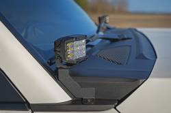 Rough Country Suspension Systems - Rough Country 72116 A-Pillar 3" LED Ditch Light Kit-Flood for 24-26 Land Cruiser - Image 6
