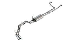 Borla - Borla 140946 S-Type Cat-Back Exhaust One Right Rear Exit for 16-24 Titan XD 5.6L - Image 1