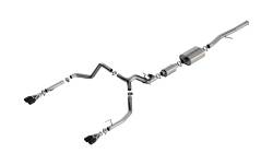 Borla - Borla 140994BC S-Type Cat-Back Exhaust Dual Split Rear Exit 24-26 Silv/Sra 1500 - Image 1