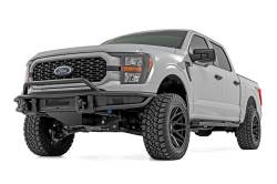 Rough Country Suspension Systems - Rough Country 51216 Tubular Black Front Bumper for 21-23 Ford F150 - Image 4