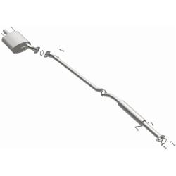 BRExhaust - BRExhaust 106-0274 Direct-Fit Replacement Exhaust System for 02-08 Toyota Camry - Image 2