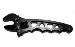 Brian Tooley Racing - Brian Tooley Racing ANWRCH01B AN 3-12 Black Adjustable Aluminum Wrench - Image 1