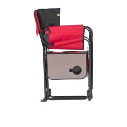 Faulkner - Faulkner 49582 El Capitan Chair Burgundy/Black w/Tray & Cooler Bag - Image 2