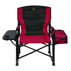 Faulkner - Faulkner 49582 El Capitan Chair Burgundy/Black w/Tray & Cooler Bag - Image 1