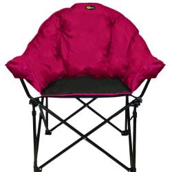Faulkner - Faulkner 49579 Big Dog Bucket Chair Burgundy/Black 300D PU Coated - Image 1