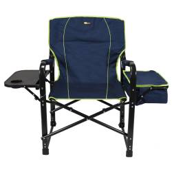 Faulkner - Faulkner 69230 Director Chair Blue/Green Trim w/Folding Tray & Headrest - Image 1