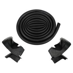 Crown Automotive Jeep Replacement - Crown 55052607K Windshield Frame To Hard Top Weatherstrip for 76-95 Jeep CJ/YJ - Image 1