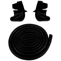 Crown Automotive Jeep Replacement - Crown 55052607K Windshield Frame To Hard Top Weatherstrip for 76-95 Jeep CJ/YJ - Image 2