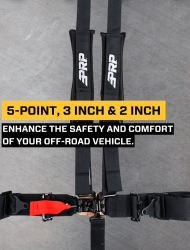 PRP - PRP SB5.3x2RP-Lap3P 5.3x2 Harness Shoulder Pads Pull-Up Lap Belts - Image 1