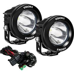 Vision X Lighting - Vision-X CG2-CPR110KIT 3" CG2 LED Cannon Fog Light Kit Round Spot Clear 9925271 - Image 4