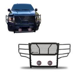 Black Horse Off Road - Black Horse RU-FOF115-B-PLFR HD Grille Guard w/5.3" LED for 15-20 Ford F150 - Image 1