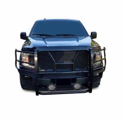 Black Horse Off Road - Black Horse RU-FOF115-B-PLFB HD Grille Guard w/5.3" LED for 15-20 Ford F150 - Image 2