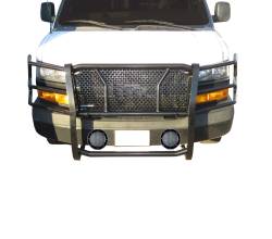Black Horse Off Road - Black Horse RU-GV02MA-B-PLFB HD Grille Guard w/5.3" LED for 03-25 Express/Cargo - Image 2