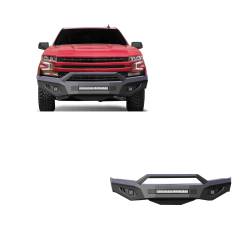 Black Horse Off Road - Black Horse AFB-SI19-K1 Armour-II HD Front Bumper for 19-21 Silverado 1500 - Image 1
