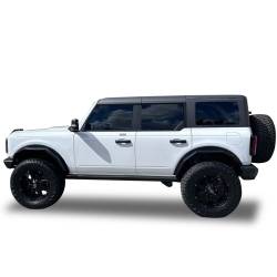 Black Horse Off Road - Black Horse FF-FBFR21HD Front/Rear Fender Flares Black for 21-25 Ford Bronco - Image 1
