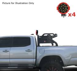 Black Horse Off Road - Black Horse RB-BA1B-PLR Atlas Roll Bar Kit w/LEDs for F150/RAM/Tundra/Titan - Image 1