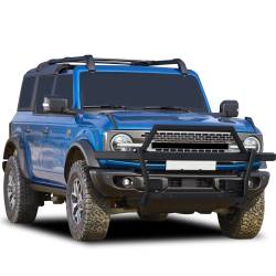 Black Horse Off Road - Black Horse RAGF20 Rambler Grille Guard Black for 21-25 Ford Bronco - Image 2