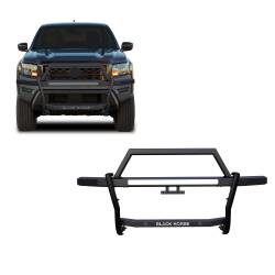 Black Horse Off Road - Black Horse RAGN01 Rambler Grille Guard Black for 22-24 Nissan Frontier - Image 1
