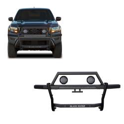 Black Horse Off Road - Black Horse RAGN01-K1PLFB Grille Guard w/5.3"&30" Blk LED for 22-24 Frontier - Image 1