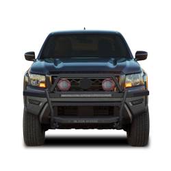 Black Horse Off Road - Black Horse RAGN01-K1PLFR Grille Guard w/5.3"&30" RED LED for 22-24 Frontier - Image 2