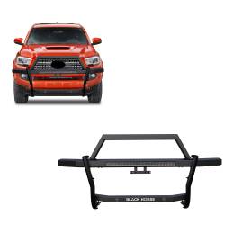 Black Horse Off Road - Black Horse RAGT01-K1 Rambler Grille Guard 30"LED Black for 05-23 Toyota Tacoma - Image 1
