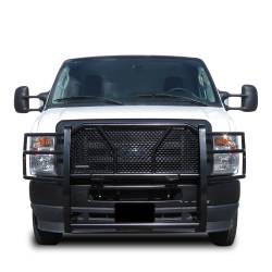 Black Horse Off Road - Black Horse RU-FO350-B Rugged-HD Grille Guard for 15-25 Ford E350/E450 - Image 2