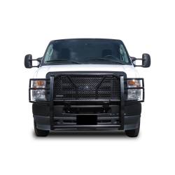 Black Horse Off Road - Black Horse RU-FO350-B Rugged-HD Grille Guard for 15-25 Ford E350/E450 - Image 1