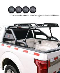 Black Horse Off Road - Black Horse WRB-001BK-PLFB Warrior Roll Bar w/5.3" Black for RAM F150 GM - Image 2