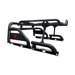 Black Horse Off Road - Black Horse WRB-09BK Black Warrior Roll Bar for 20-25 Jeep Gladiator JT - Image 1