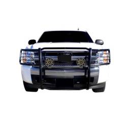 Black Horse Off Road - Black Horse 17A037400MA-PLB Blk Grille Guard w/LED for Avalanche/Suburban/Tahoe - Image 2