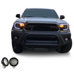 Black Horse Off Road - Black Horse MBB-TOD1109-PLFB Max Bull Bar w/5.3" LED for 05-15 Toyota Tacoma - Image 1