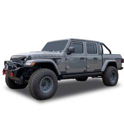 Black Horse Off Road - Black Horse 1494811IN In-Channel Rain Guard for 18-24 Jeep Wrangler JL 4DR - Image 2