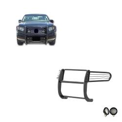 Black Horse Off Road - Black Horse 17A152500A1MA-PLFB Black Grille Guard w/LED for 06-14 Ridgeline - Image 1