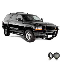 Black Horse Off Road - Black Horse 17BH23MA-PLFB Black Grille Guard w/LED for Dodge Dakota & Durango - Image 2