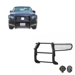 Black Horse Off Road - Black Horse 17A152500A1MA-PLB Black Grille Guard w/LED for 06-14 Honda Ridgeline - Image 1