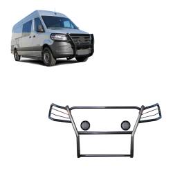 Black Horse Off Road - Black Horse 17D503MA-PLFB Black Grille Guard WLED for Sprinter - Image 1