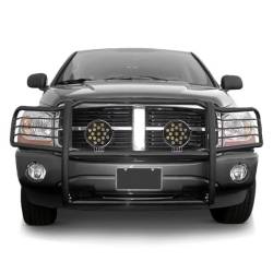 Black Horse Off Road - Black Horse 17DG105MA-PLB Black Grille Guard w/LED for RAM 1500/2500/3500 - Image 2