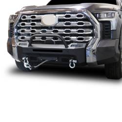 Black Horse Off Road - Black Horse AR3HD64NL Amour III Black Winch Bumper for 22-24 Toyota Tundra - Image 1