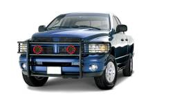 Black Horse Off Road - Black Horse 17DG105MA-PLR Black Grille Guard w/LED for RAM 1500/2500/3500 - Image 2