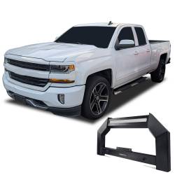 Black Horse Off Road - Black Horse AB-GM11-NL Armour Black Bull Bar for 19-25 GMC Sierra/Silverado 1500 - Image 1