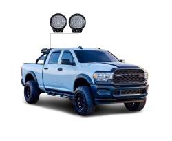 Black Horse Off Road - Black Horse RB-BA1B-PL69B Atlas Roll Bar w/9" LED Black for Ford F150/Ram/Sierra - Image 2