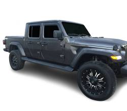 Black Horse Off Road - Black Horse RJEGL20 Textured Black Running Boards for 20-24 Jeep Gladiator - Image 2