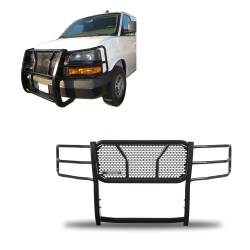 Black Horse Off Road - Black Horse RU-GV02MA-B HD Guard Black for 03-25 Chevy Express/Cargo - Image 1