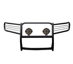 Black Horse Off Road - Black Horse 17H151402MA-PLB Black Grille Guard w/LED for 16-22 Honda Pilot - Image 2