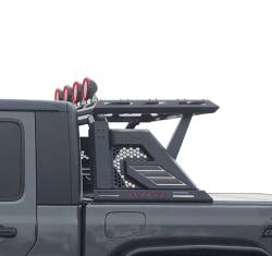 Black Horse Off Road - Black Horse AR2-07BA3-PLFR Armour-II Roll Bar Kit 5.3" LED's for 19-24 Ranger - Image 1