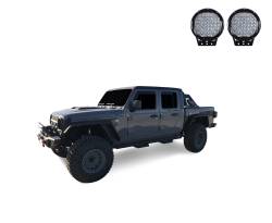 Black Horse Off Road - Black Horse AR2-09B-PL69B Armour-II Roll Bar Kit 9" Black for 19-25 Gladiator JT - Image 2
